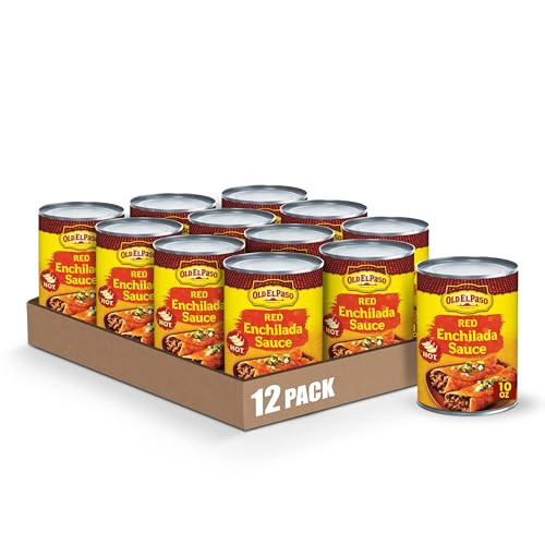 Old El Paso Hot Red Enchilada Sauce 12-Pack 10-Oz