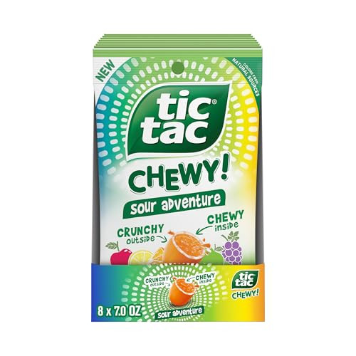 8-Pack 7-Oz Tic Tac CHEWY! Sour Adventure Candy