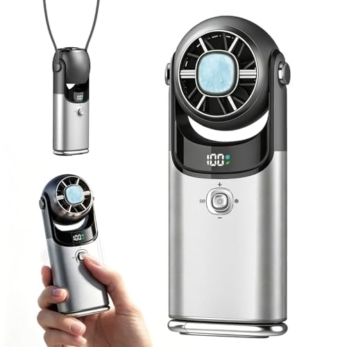 MIALEXO 3-In-1 Mini Handheld Fan w/ Cooling Plate Deal