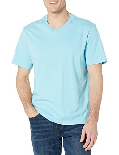Amazon Essentials Men’s V-Neck Short-Sleeve T-Shirts 2-Pack