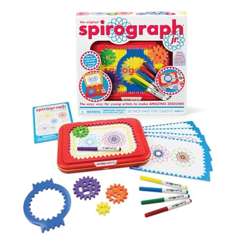 Spirograph Jr. Jumbo Sized Gears Spiral Drawing Art Design Kit Deal