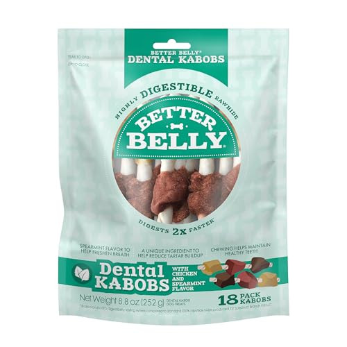 Better Belly Dental Kabobs with Spearmint, 18 Count