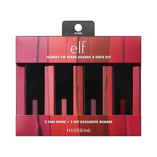 e.l.f. Glossy Lip Stain Shades 4 Days Kit Deal