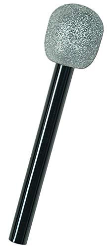 Beistle Glittered Microphone - Silver