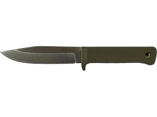 Cold Steel Exclusive SRK Compact Fixed Blade Knife 5" Clip Point CPM-3V Satin Blade Kray-Ex Handle OD Green Deal