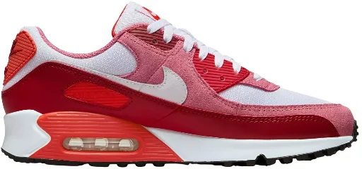Nike Men's Air Max 90 Shoes (Peony/White/Lt Crimson) Deal