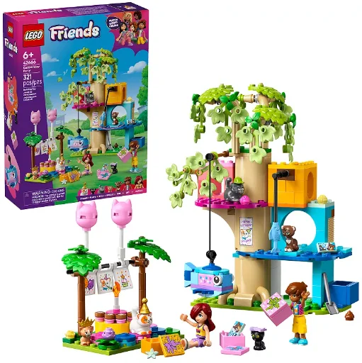 LEGO Friends Cat Birthday Party 42666 (321 Pieces)