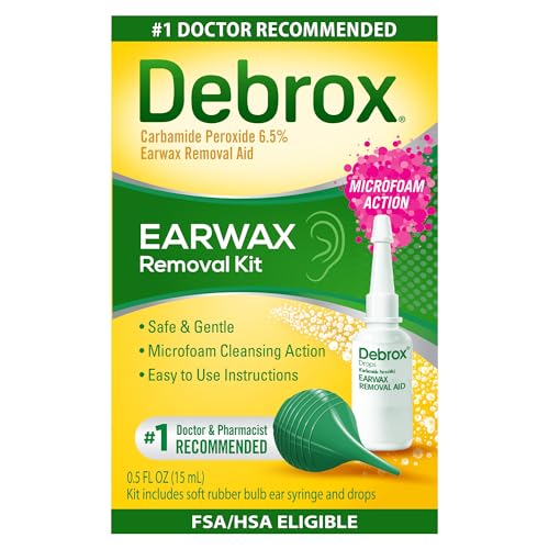 Debrox Ear Wax Removal Kit with Bulb Syringe and 0.5 Fl Oz Ear Drops Deal
