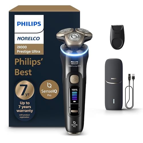 Philips Norelco Shaver i9000 Prestige Ultra Wet & Dry Electric Shaver XP9400/89 Deal