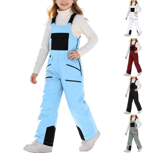 Kids Snow Bibs Ski Jumpsuits