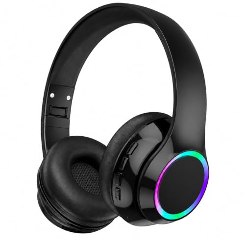 Bluetooth Over Ear Wireless Headphones RGB Light