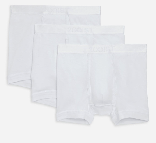 2XIST Pima Cotton Boxer Briefs 3-Pack