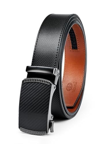  Men's Leather Ratchet Belt Deal