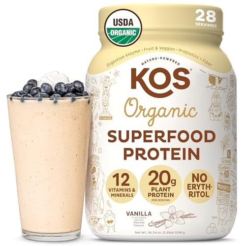 KOS Organic Superfood Protein Powder 2.3-Lbs
