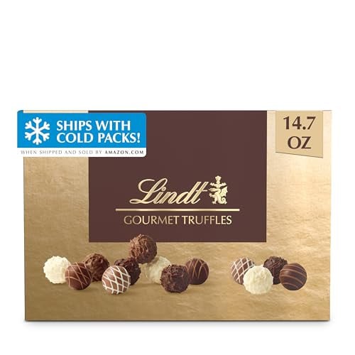 Lindt Gourmet Truffles Chocolate Candy Truffles 14.7 oz. Gift Box Deal