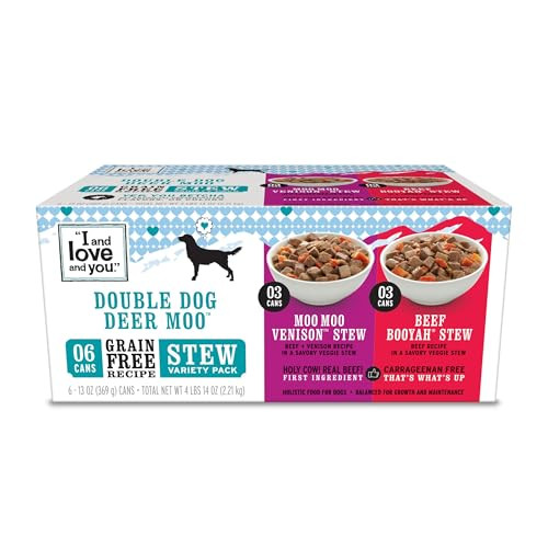 I and Love and You: Wet Dog Food (Beef + Venison), 6-Pack 13-Oz