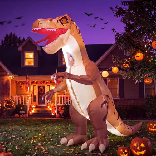 Minetom Inflatable LED T-Rex Dinosaur Adult Costume