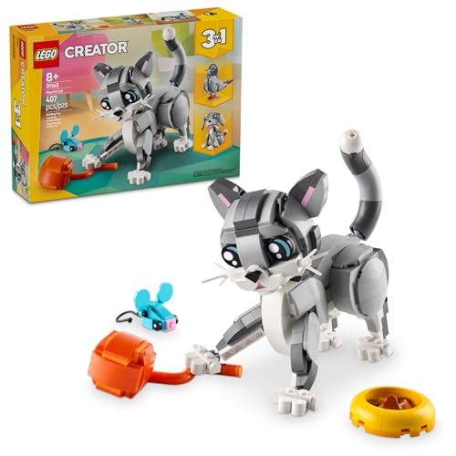 407-Piece LEGO Creator 3 in 1 Playful Cat (31163) Deal