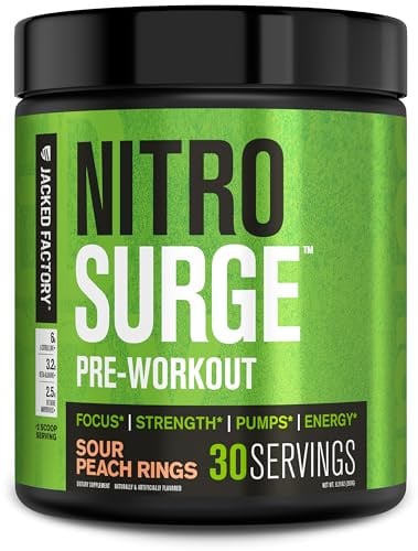 Jacked Factory Nitrosurge Pre-Workout Powder 30-Serving Deal