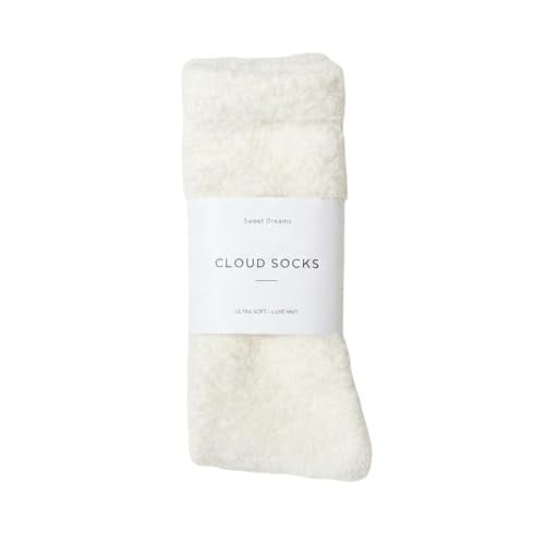 Unboxme Cloud Fuzzy Socks, One Size Fits Most (US 6-12)
