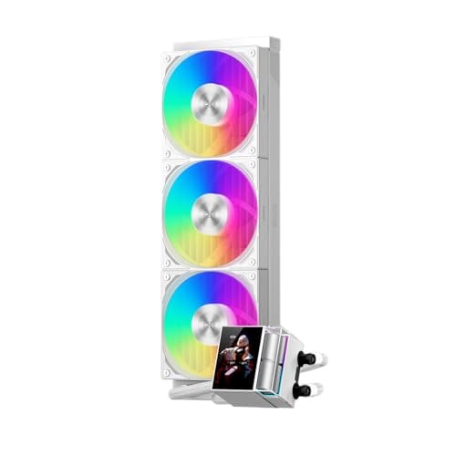 PCCOOLER DS360 360mm ARGB AIO Liquid CPU Cooler w/ 2.4" IPS LCD Display (White) Deal