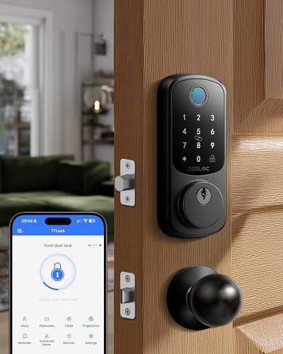 DESLOC B200 Fingerprint Smart Lock with 2 Knobs Deal
