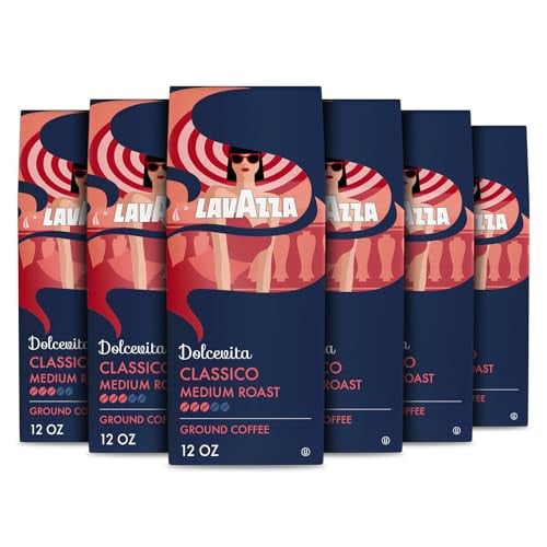 Lavazza Dolcevita Classico Ground Coffee 6 Bags of 12oz Deal