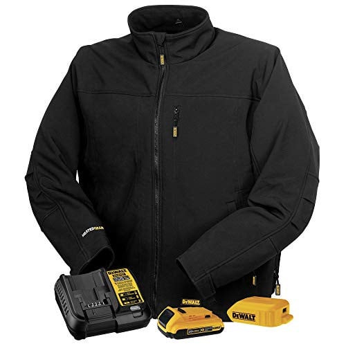 DEWALT Men's Heated Soft Shell Jacket Kit Black 3-XLarge Deal