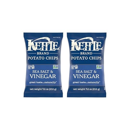 Kettle Brand Sea Salt & Vinegar Potato Chips 2-Pack 7.5-Ounce