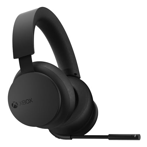 Xbox Wireless Gaming Headset Carbon Black Over Ear Headphones Spatial Audio with Dolby Atmos Deal