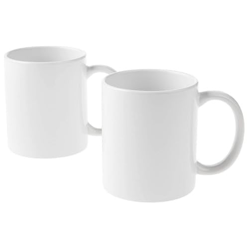 Cricut Beveled Blank Ceramic-Coated 2-Count 12 Oz Sublimation Mug