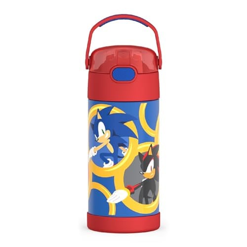 Thermos FunTAINER Kids Stainless Steel Water Bottle, 12 Ounce, Sonic the Hedgehog Deal