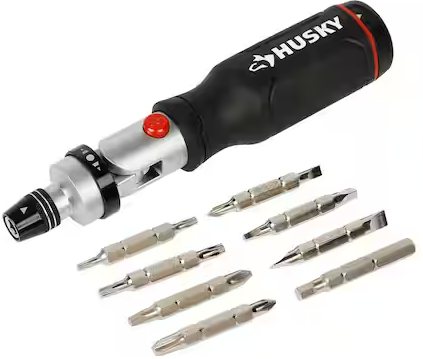 Husky 16-Piece Ratcheting Pivot Head Screwdriver
