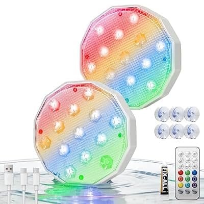 Rechargeable LED Pool Lights with Remote