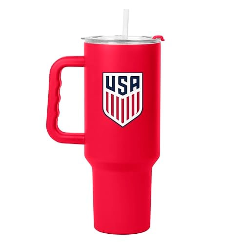 Logo Brands Soccer 40 oz Tumbler with Handle Deal