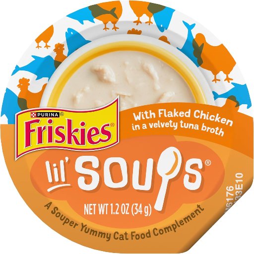 Purina Friskies Lil' Soups Cat Treats 8-Pack 1.2-Oz