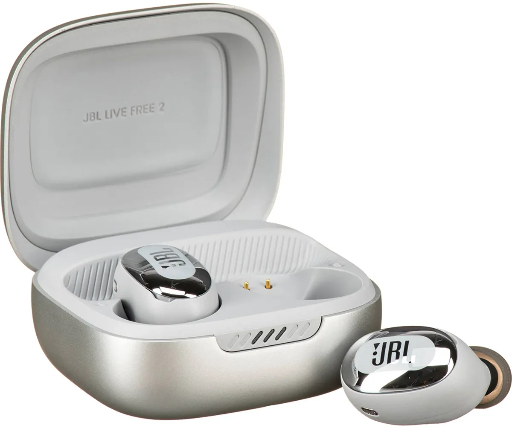 JBL Live Free 2 True Wireless Noise Canceling Earbuds (Blue or Silver) Deal
