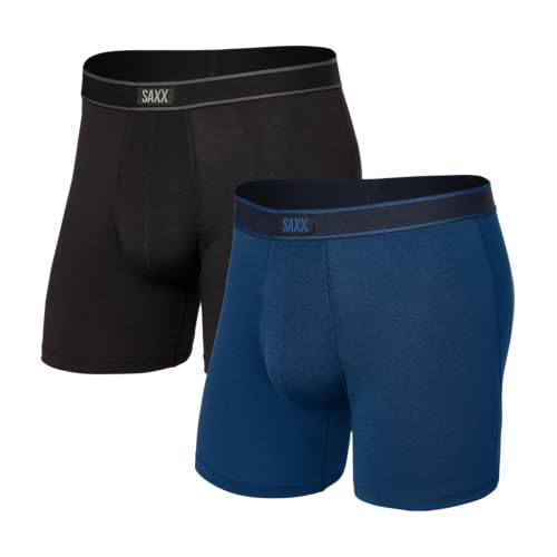SAXX Underwear Co. Men's Daytripper Comfort Stretch Boxer Brief Fly 2-Pack Deal