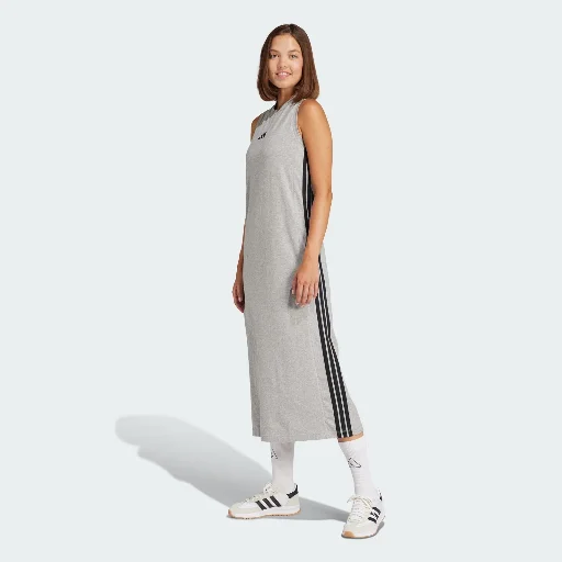 Adidas Women Essentials 3-Stripes Long Racerback Dress Deal