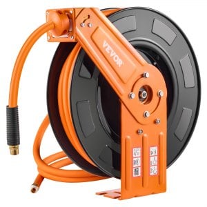 VEVOR 1/2 IN x 50 FT Hybrid Air Retractable Air Hose Reel Deal