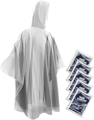 Hagon PRO Disposable Ponchos 5-Pack Deal