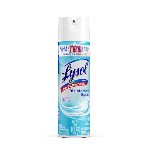 Lysol Disinfectant Spray Crisp Linen 19-Oz