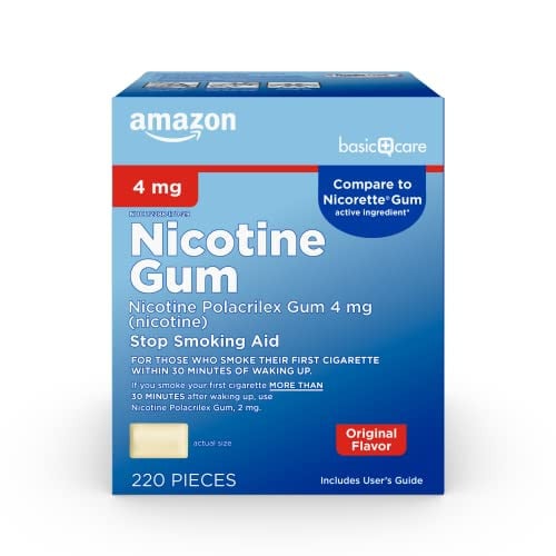 Basic Care Nicotine Gum 110 Count Deal