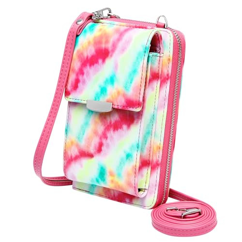 KUKOO Women's Crossbody Cell Phone Purse Wallet w/ Card Slots