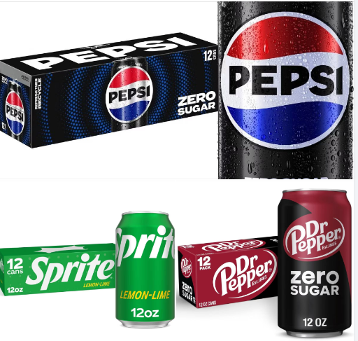3 Soda 12-Packs - Many Flavors 