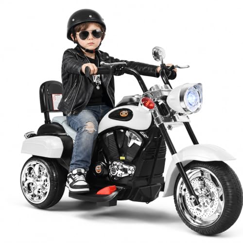 HONEY JOY Kids Motorcycle 6V Battery Powered Chopper Motorbike Ride-On Toy