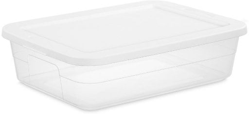 Brightroom 28qt Clear Under Bed Storage Box Deal