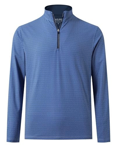Men’s Wicking 1/4 Zip Full Print Pullover Deal