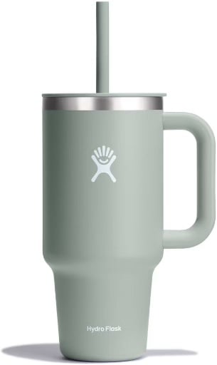 Hydro Flask 32oz All Around Travel Straw Tumbler (Agave) Deal