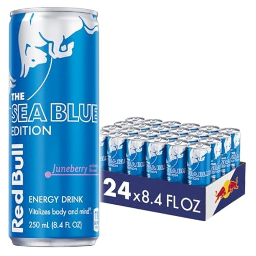 24pk Red Bull Energy Drink (The Sea Blue Edition / Juneberry)